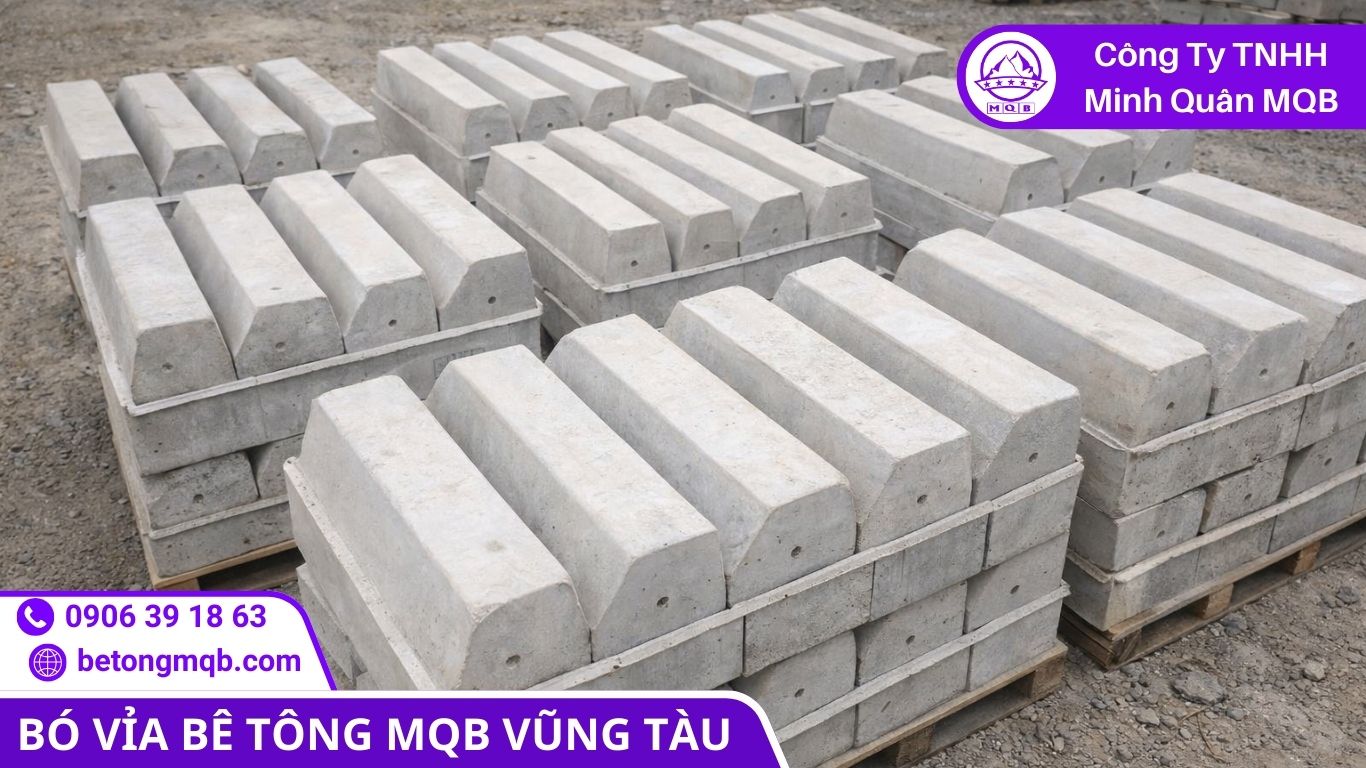 Một ví dụ điển hình về bó vỉa bị nghiêng đổ do không tuân thủ quy trình lắp đặt bó vỉa