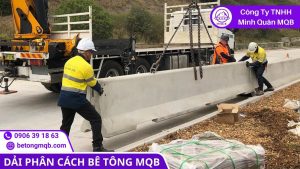 Tổng hợp kích thước dải phân cách nhóm ngắn và trung bình theo bối cảnh tuyến