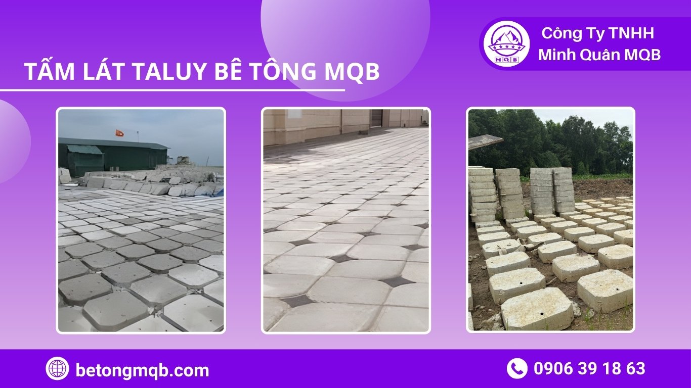 6 Lưu Ý Quan Trọng Khi Kè Mái Dốc Tấm Taluy | Bê Tông MQB 4 Kiểm soát liên kết mạch và chống nứt trong kè mái dốc bằng tấm taluy