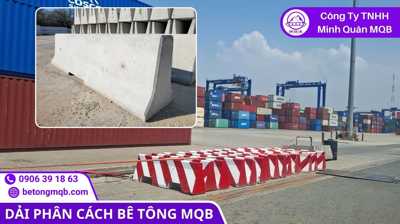 7 Lợi Ích Neo Dải Phân Cách Chống Xô Lệch | Bê Tông MQB 4 Kiểm tra độ thẳng tuyến và mạch nối sau khi thi công neo dải phân cách
