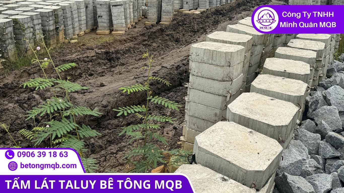6 Quy Cách Tấm Taluy Phổ Biến Dễ Thi Công | Bê Tông MQB 2 Kiểm tra dung sai và bề mặt trước khi xuất xưởng tấm taluy