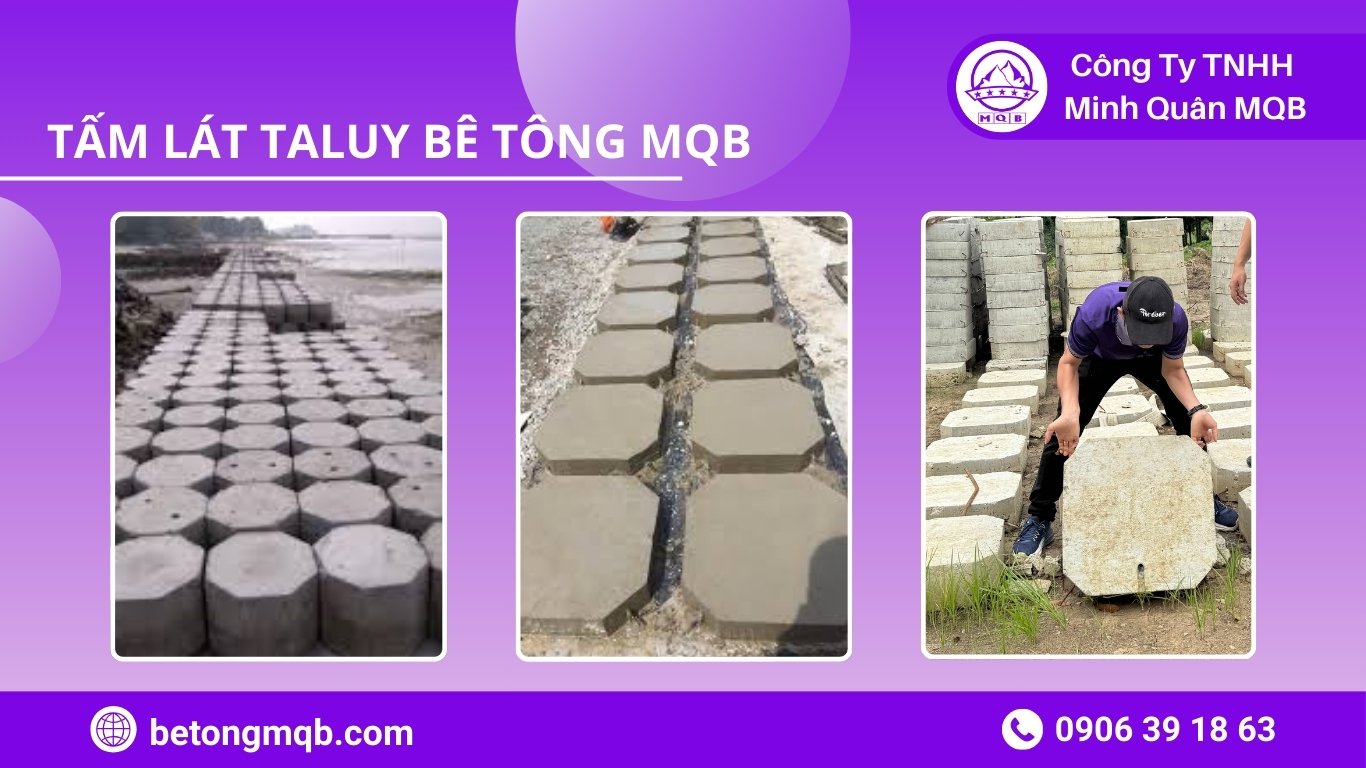 5 Tiêu Chí Nghiệm Thu Tấm Taluy Đúc Sẵn | Bê Tông MQB 4 Kiểm tra hiện trường mạch ghép và cao độ theo tuyến