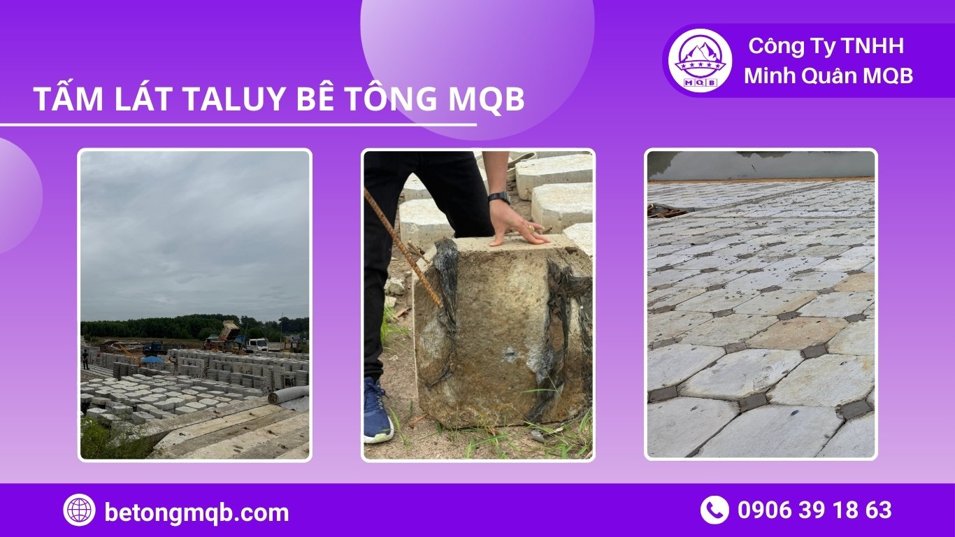 Kiểm tra nứt và bề mặt trong nghiệm thu tấm taluy cho mái dốc