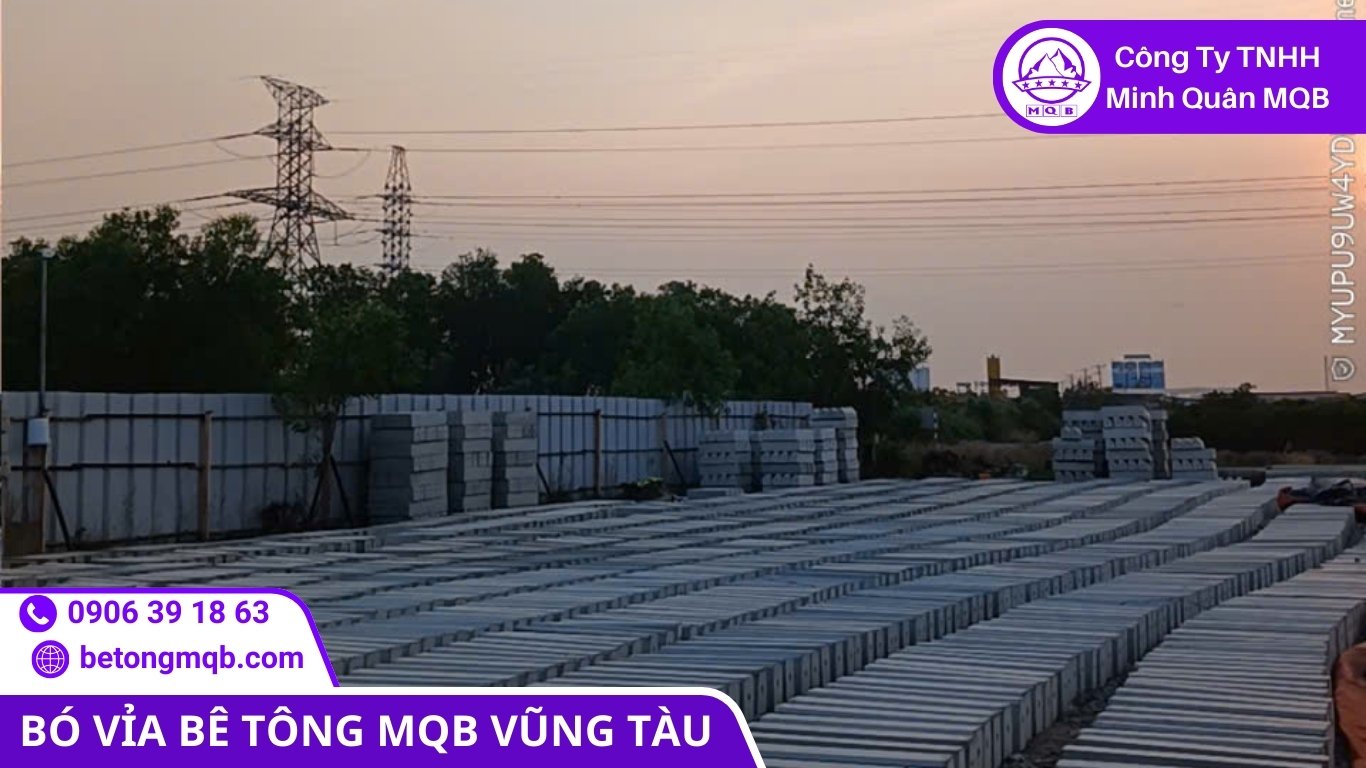 cấu kiện bê tông đúc sẵn bó vỉa tại Vũng Tàu