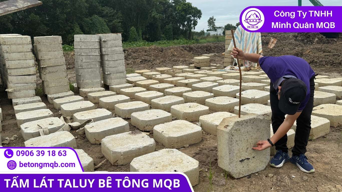 7 Giải Pháp Chống Xói Taluy Bền Vững | Bê Tông MQB 3 Lớp lọc hỗ trợ chống xói ngầm và hạn chế nước luồn dưới tấm