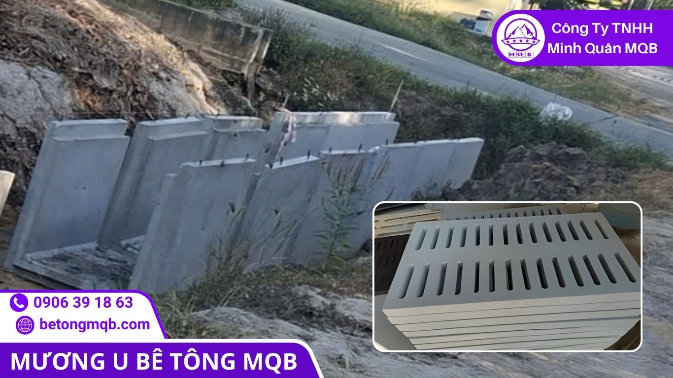 6 Lỗi Thi Công Với Mương U Bê Tông Thoát Nước Nhà Xưởng | Bê Tông MQB 10 nắp mương tấm đan chịu tải xe nâng cho nhà xưởng