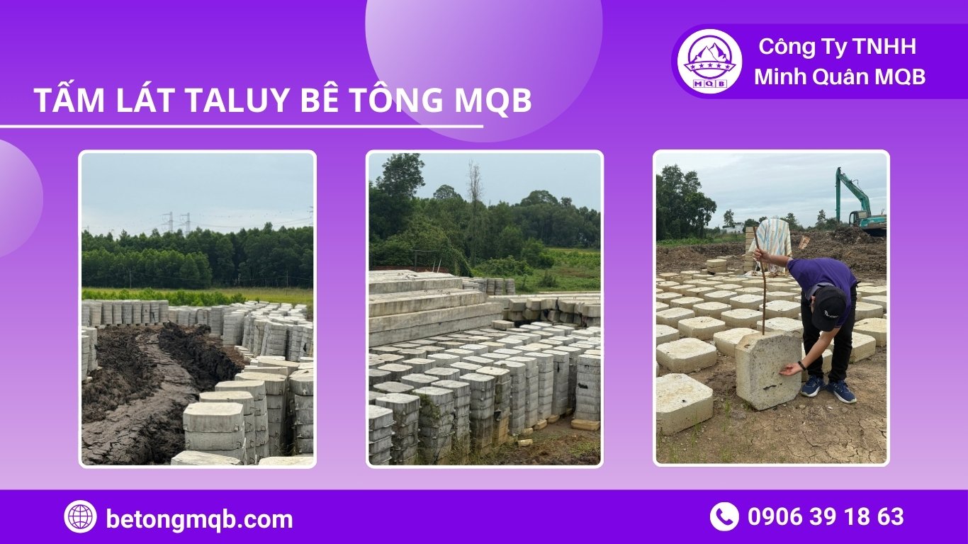 7 Giải Pháp Chống Xói Taluy Bền Vững | Bê Tông MQB 4 Phương án lát tấm khóa mạch giúp tăng hiệu quả chống xói taluy