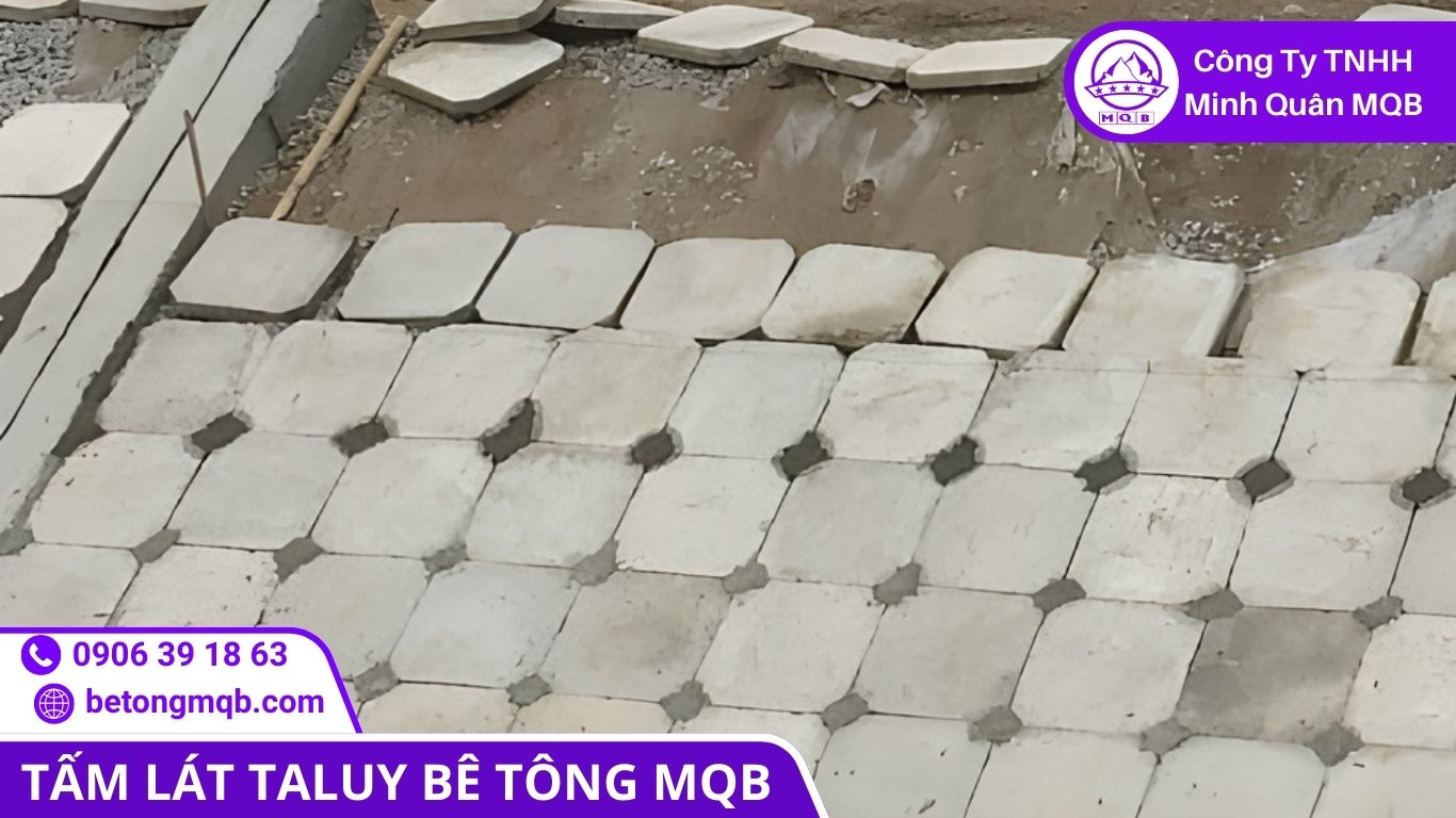 6 Cách Đọc Bản Vẽ Tấm Taluy Đúng Quy Cách | Bê Tông MQB 2 Quy cách tấm taluy, kích thước và chiều dày tấm theo hồ sơ kỹ thuật