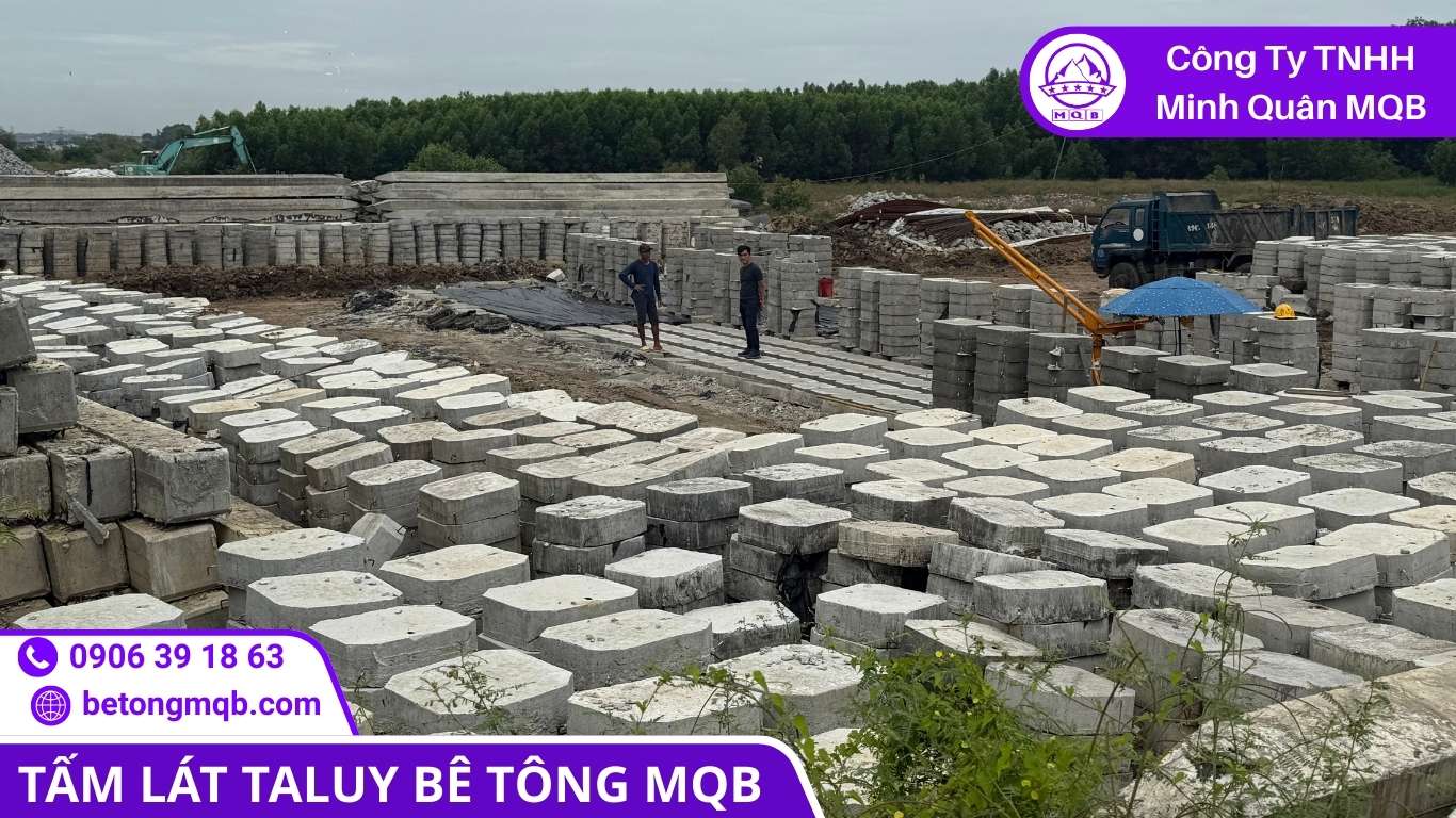 6 Quy Cách Tấm Taluy Phổ Biến Dễ Thi Công | Bê Tông MQB 1 Tổng hợp quy cách tấm taluy nhóm nhỏ và trung bình dễ thi công