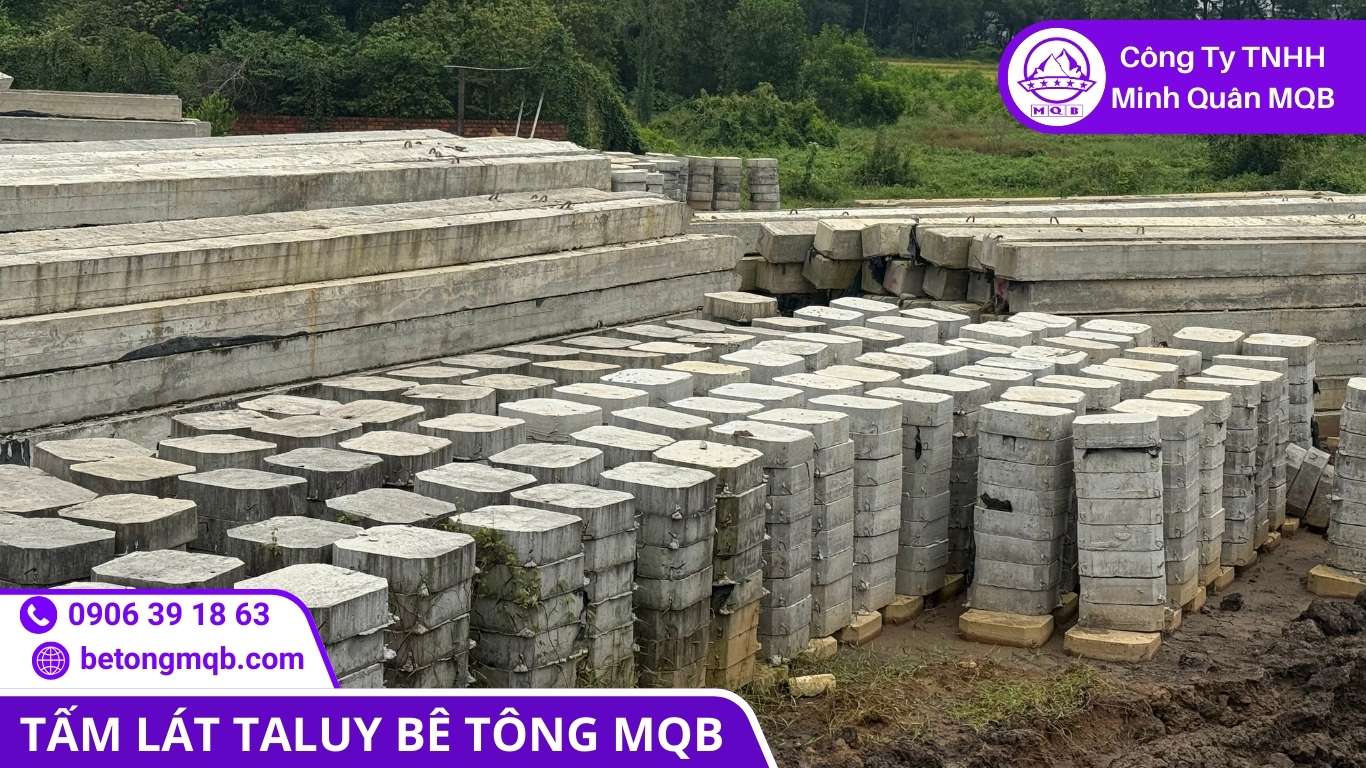 7 Giải Pháp Chống Xói Taluy Bền Vững | Bê Tông MQB 2 Rãnh thoát nước chân taluy giúp giảm xói và ổn định mái dốc