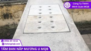 tấm đan nắp mương chữ U chống trượt với bề mặt vân nhám