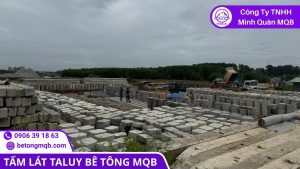 Mẫu tấm taluy cốt thép đúc sẵn dùng cho mái dốc công trình hạ tầng