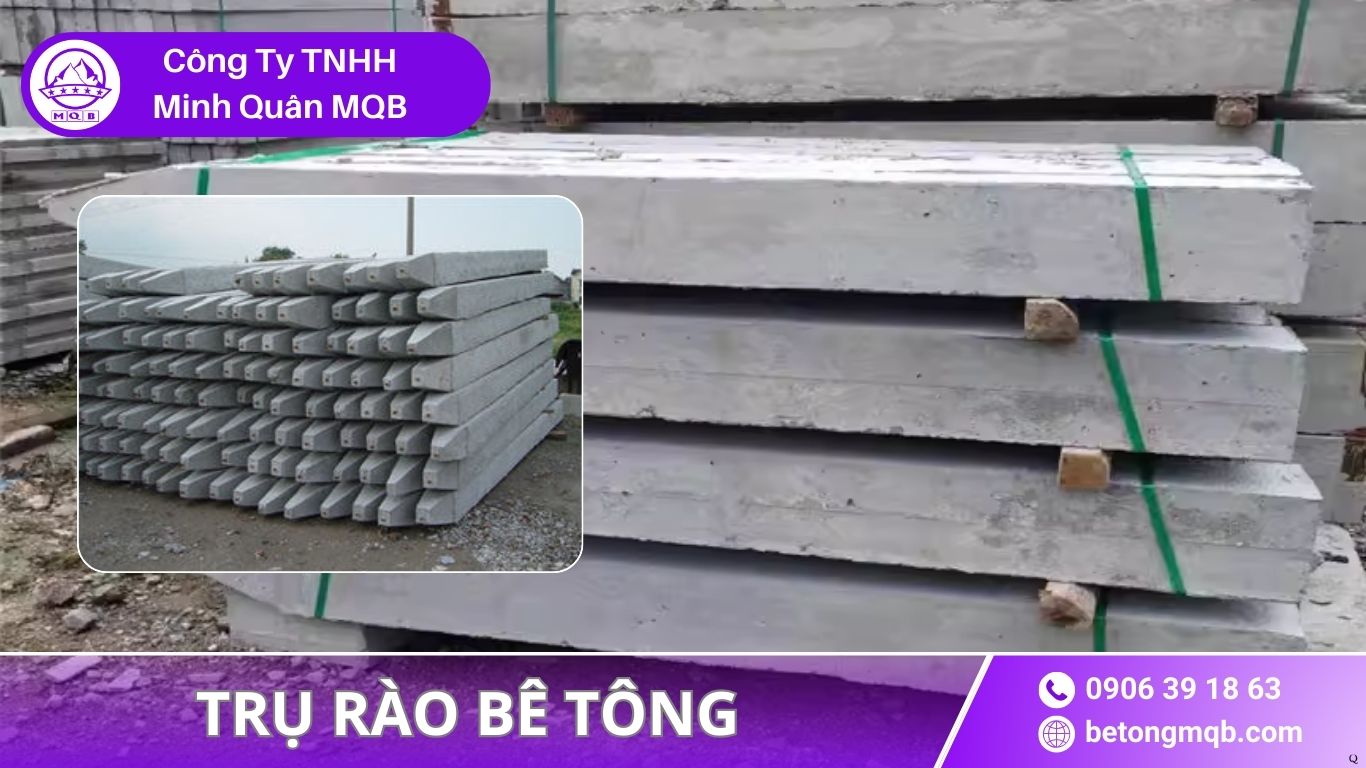 5 Giải Pháp Trụ Rào Bê Tông Phân Lô Dự Án 2026 MQB