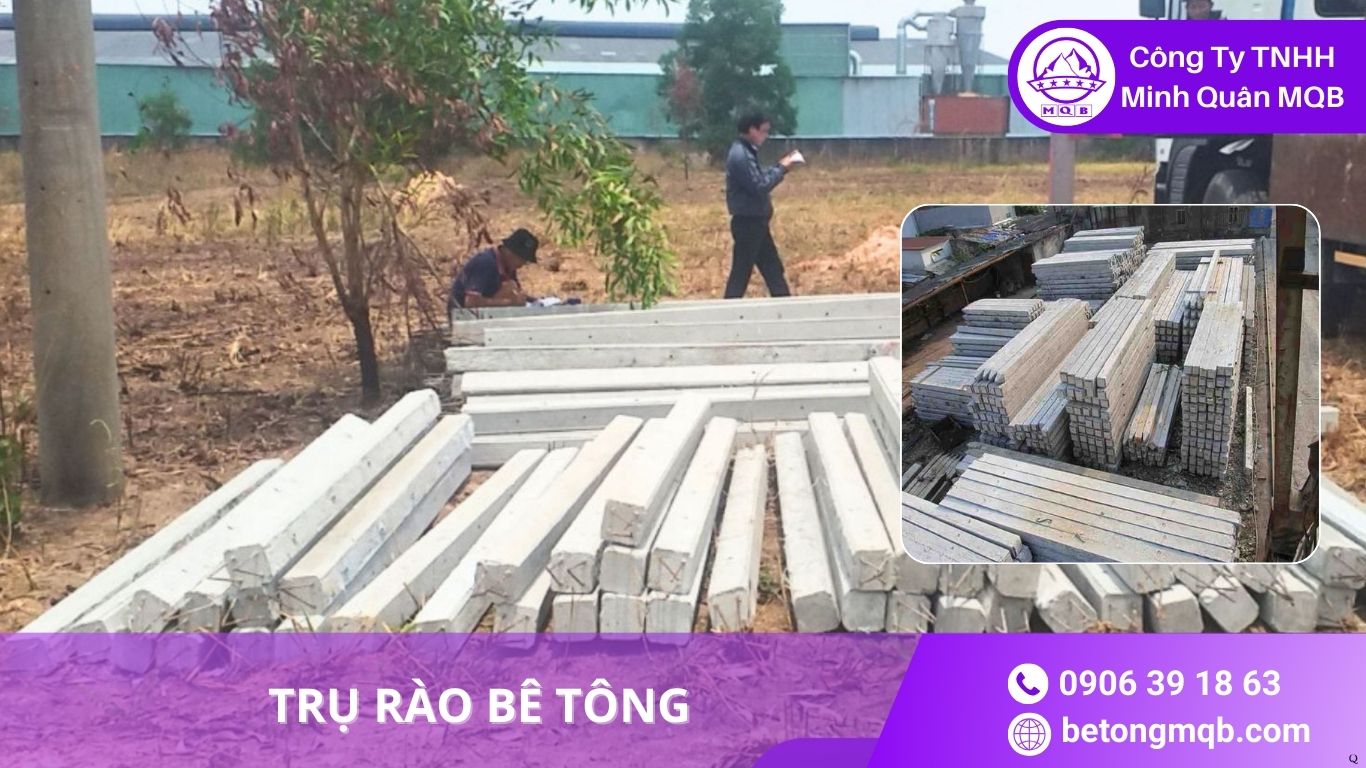 7 Lưu Ý Thi Công Trụ Rào Bê Tông Mùa Mưa 2026 | Bê Tông MQB 2 7 Lưu Ý Thi Công Trụ Rào Bê Tông Mùa Mưa 2026 | Bê Tông