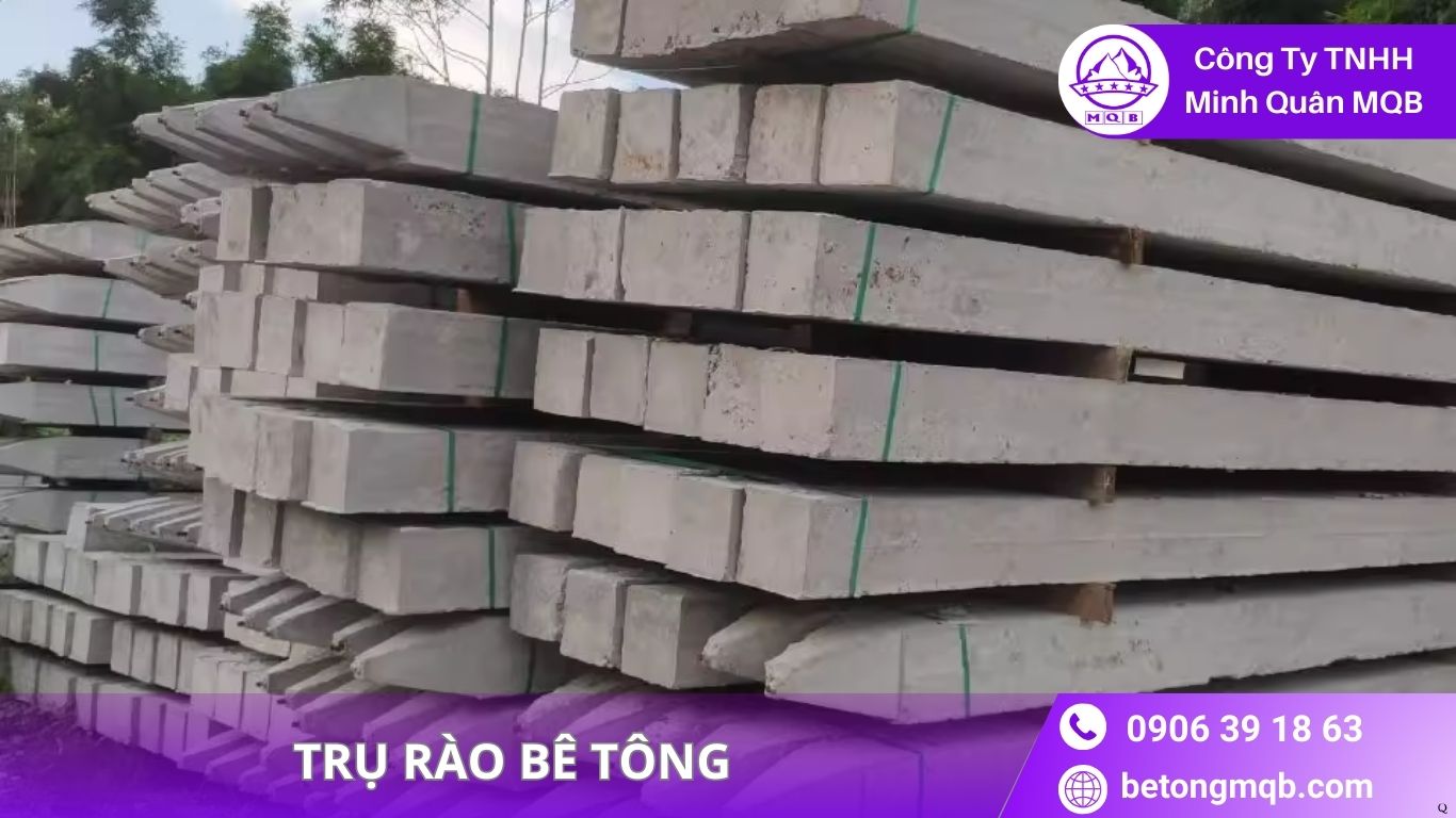 7 Lưu Ý Thi Công Trụ Rào Bê Tông Mùa Mưa 2026 | Bê Tông MQB 3 7 Lưu Ý Thi Công Trụ Rào Bê Tông Mùa Mưa 2026