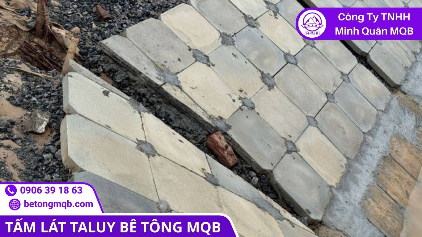 8 Lỗi Lát Taluy Thường Gặp Mùa Mưa | Bê Tông MQB 1 lỗi lát taluy xói chân taluy tạo hàm ếch sau mưa lớn