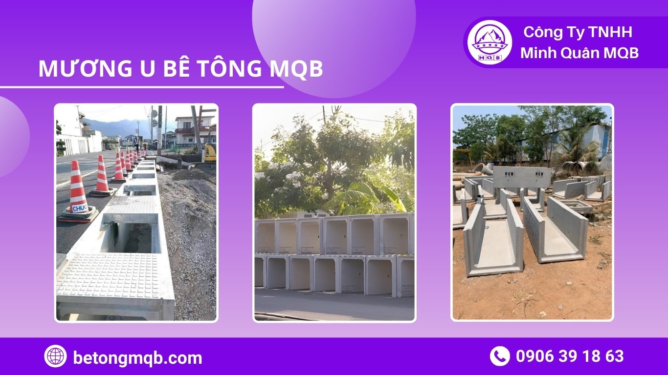 9 Tiêu Chí Dùng Mương U Bê Tông Cho Tuyến Thoát Nước Đô Thị | Bê Tông MQB 4 Xử lý mối nối kín nước cho mương U bê tông tuyến đô thị