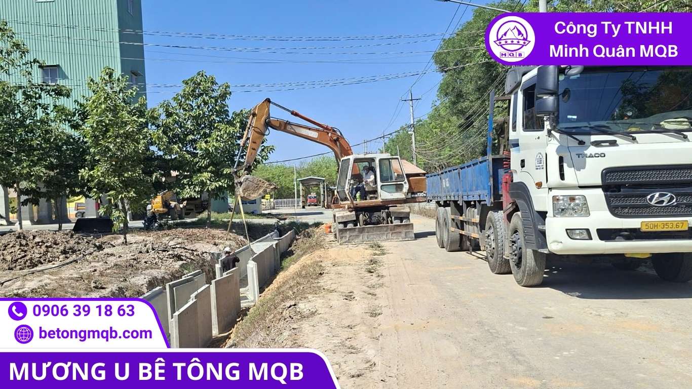 6 Lỗi Thi Công Với Mương U Bê Tông Thoát Nước Nhà Xưởng | Bê Tông MQB 12 xử lý mối nối kín nước cho mương U bê tông thoát nước nhà xưởng