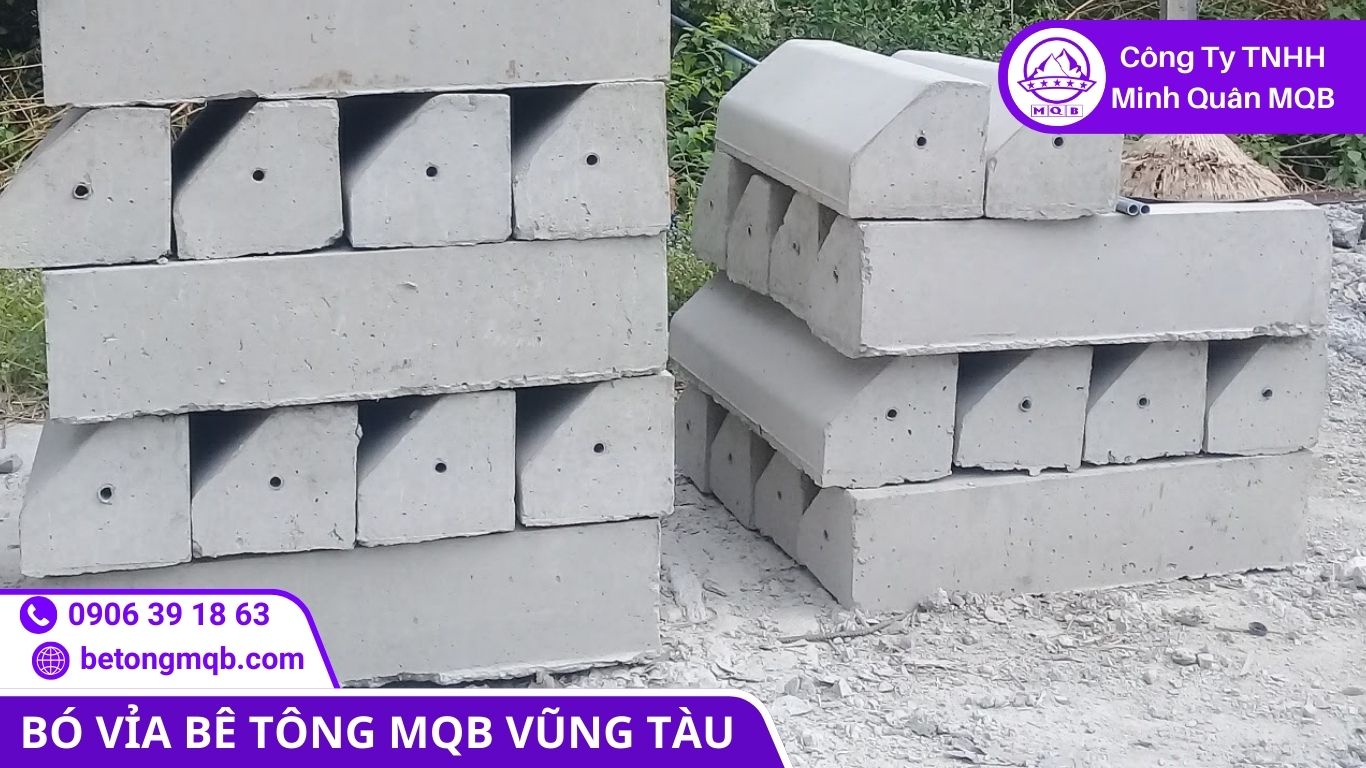 Xưởng sản xuất bó vỉa vát bê tông đúc sẵn quy mô lớn của MQB sẵn sàng đáp ứng mọi đơn hàng