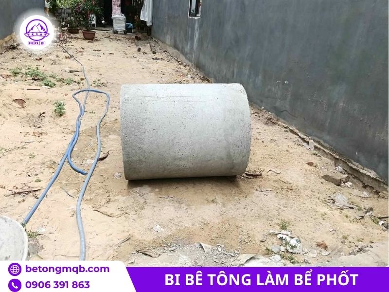 Bi bê tông bể phốt D800 đúc sẵn 2 Công bi bê tông làm bê phốt D800