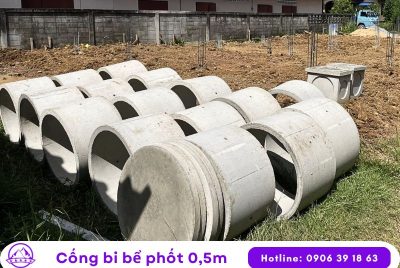 Bi D800 làm bể phốt