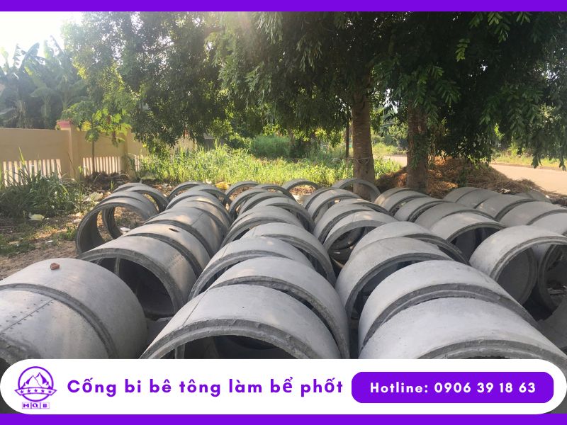 Bi D800 làm bể phốt giá rẻ