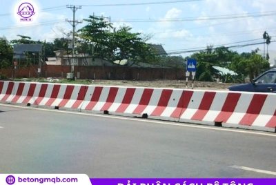 Dải phân cách 40x60x200cm cốt thép