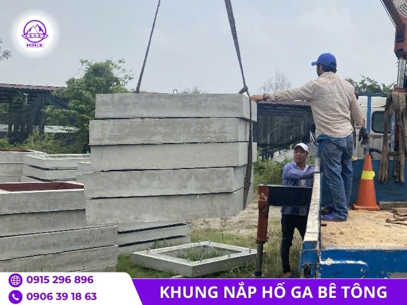 Khung nắp hố ga bê tông cao cấp