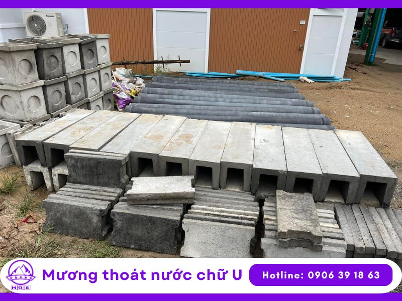 Mương U cỡ nhỏ bằng bê tông