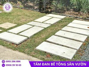 Tấm đan bê tông lát sân