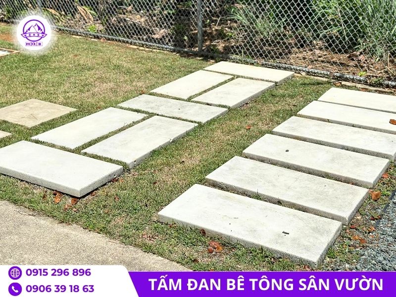 Tấm đan bê tông lát sân