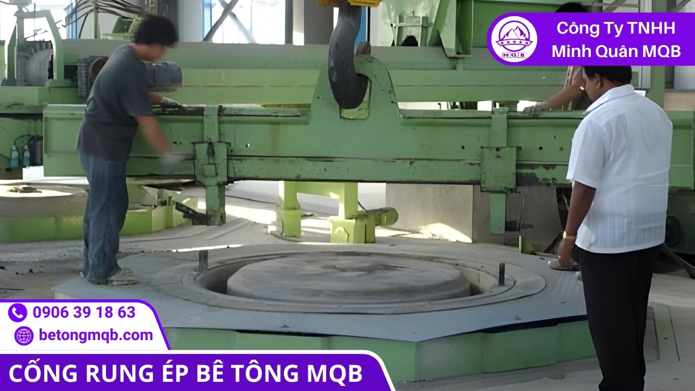 Thời gian tháo khuôn cống rung ép và kiểm tra bề mặt sau tháo