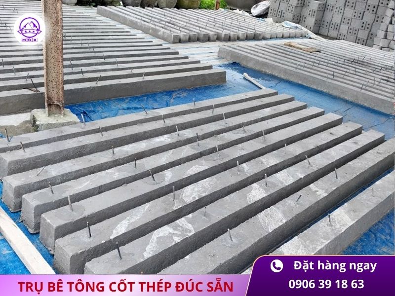 Trụ bê tông 120x120x2000mm hàng mới