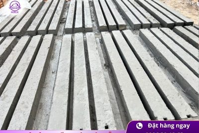Trụ bê tông 120x120x2000mm rào lưới B40