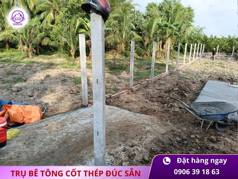 Trụ bê tông 120x120x2000mm tại Miền Nam