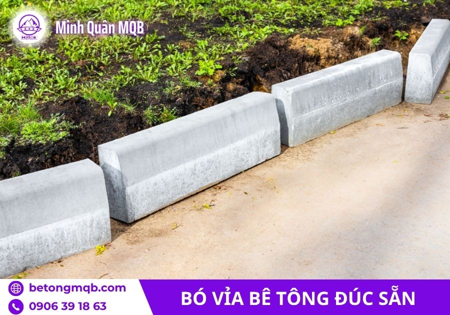 Bó vỉa bê tông cho vỉa hè