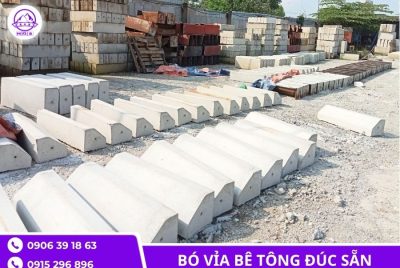 Bó vỉa bê tông vát góc