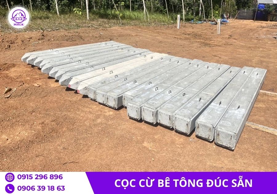 Cọc cừ bê tông vuông cho công trình thủy lợi 3 Cọc cừ bê tông vuông cho công trình thủy lợi - Ảnh 3