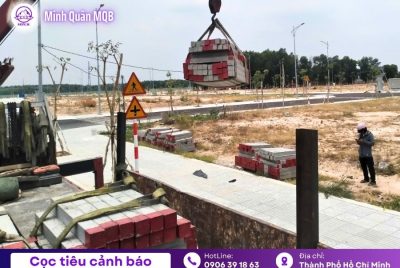 coc tieu duong bo tai long an