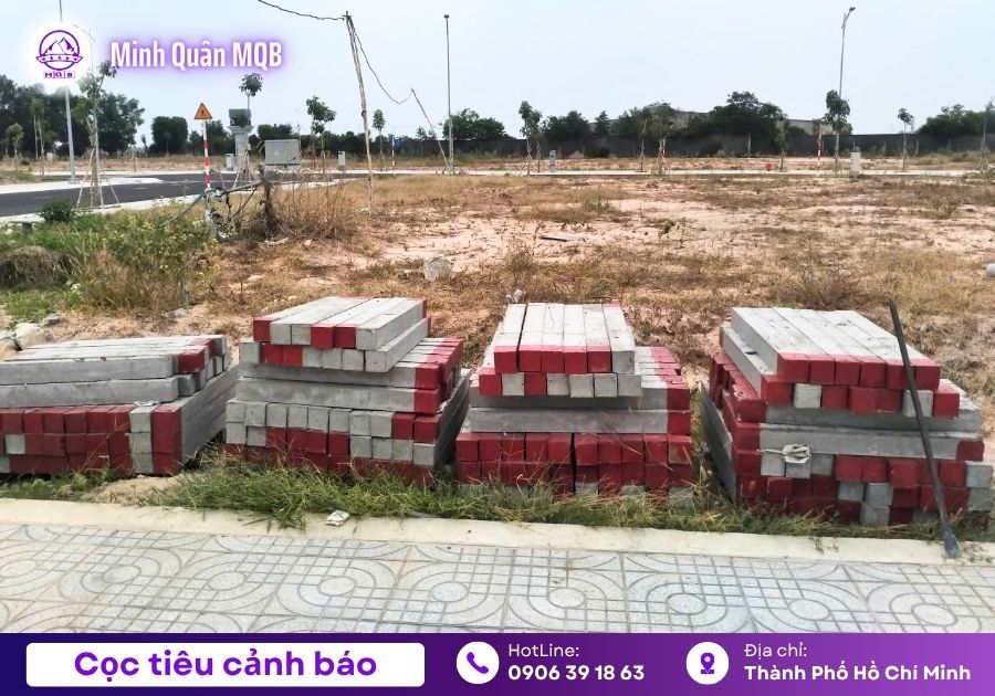 coc tieu duong bo tai vung tau