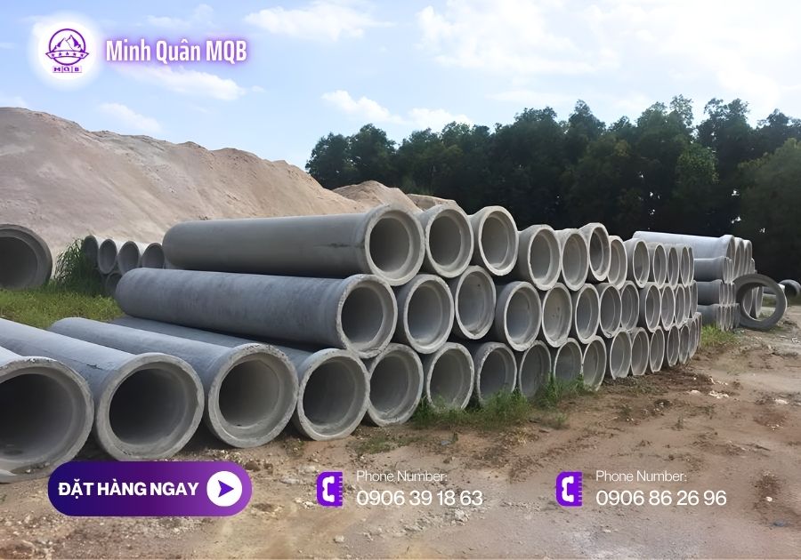 Cống ly tâm đúc sẵn dài 4m