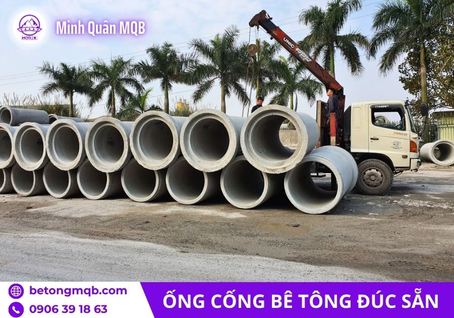 Cống thoát nước ly tâm dài 4m