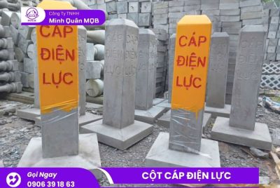 Cột bê tông cảnh báo cáp ngầm