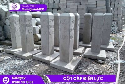 Cột bê tông cảnh báo cáp ngầm điện lực 8 Cột bê tông cảnh báo cáp ngầm điện lực