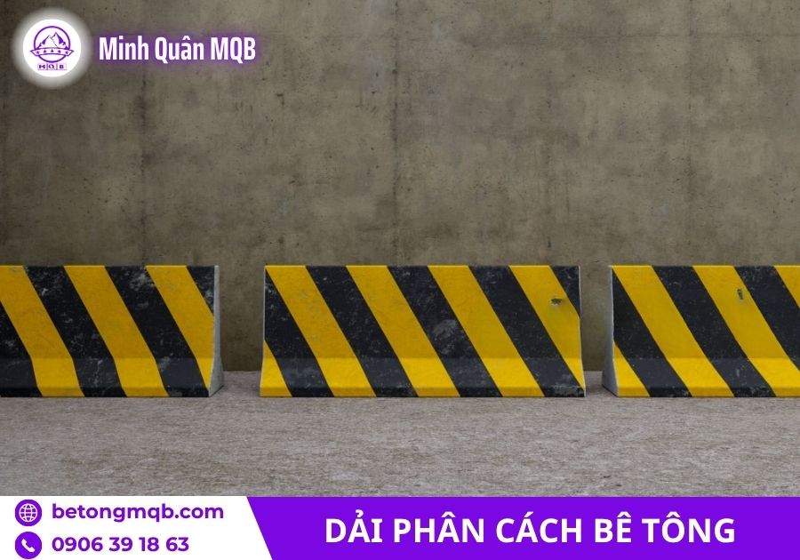 Dải phân cách giữa đúc sẵn