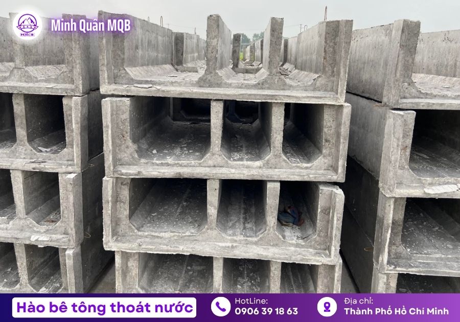 Hào kỹ thuật chữ U 3 ngăn