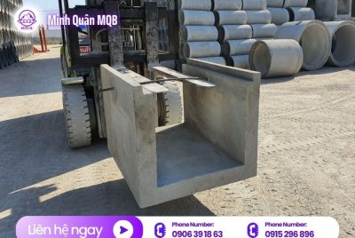 Mương thoát nước chữ U tại Bình Phước