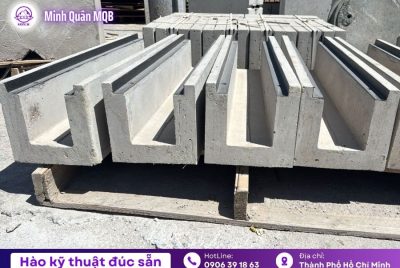 Rãnh bê tông tại Cần Giờ