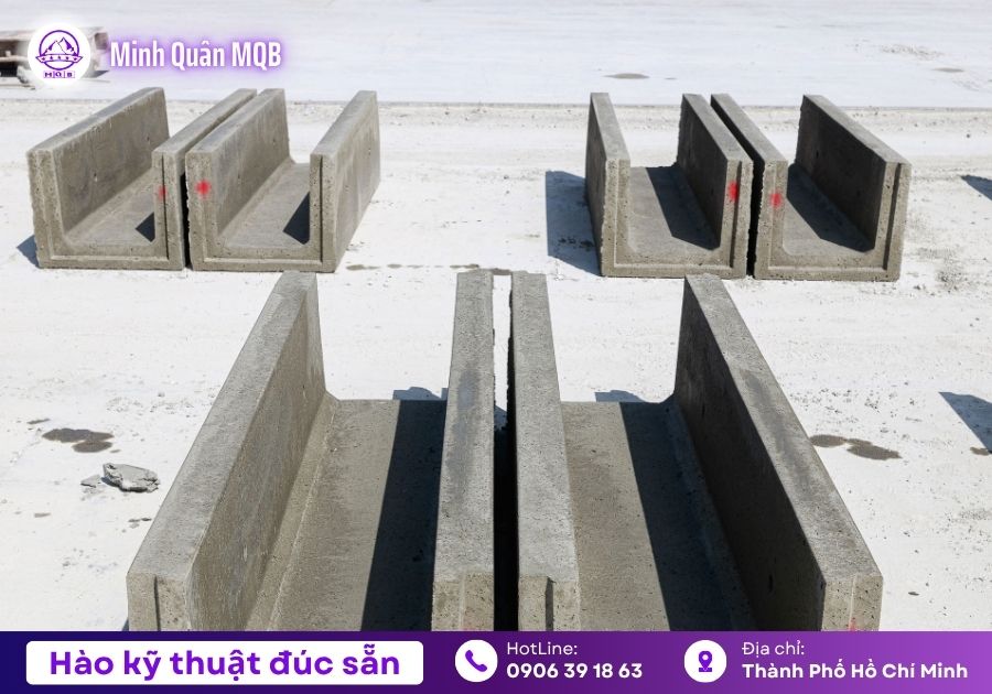 Rãnh bê tông tại Cần Giờ giá tốt