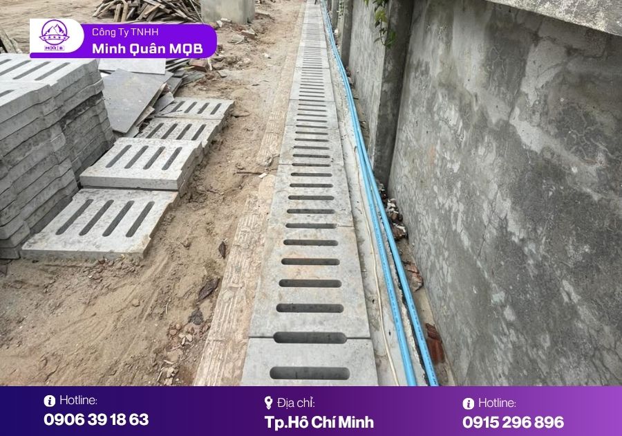 4 nguyên tắc khi chọn tấm đan che mương có rãnh 4 Tấm đan bê tông đậy nắp mương